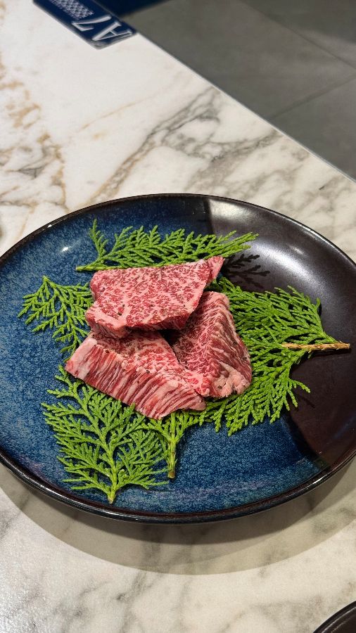 소고기와 곁들여 먹는 야채