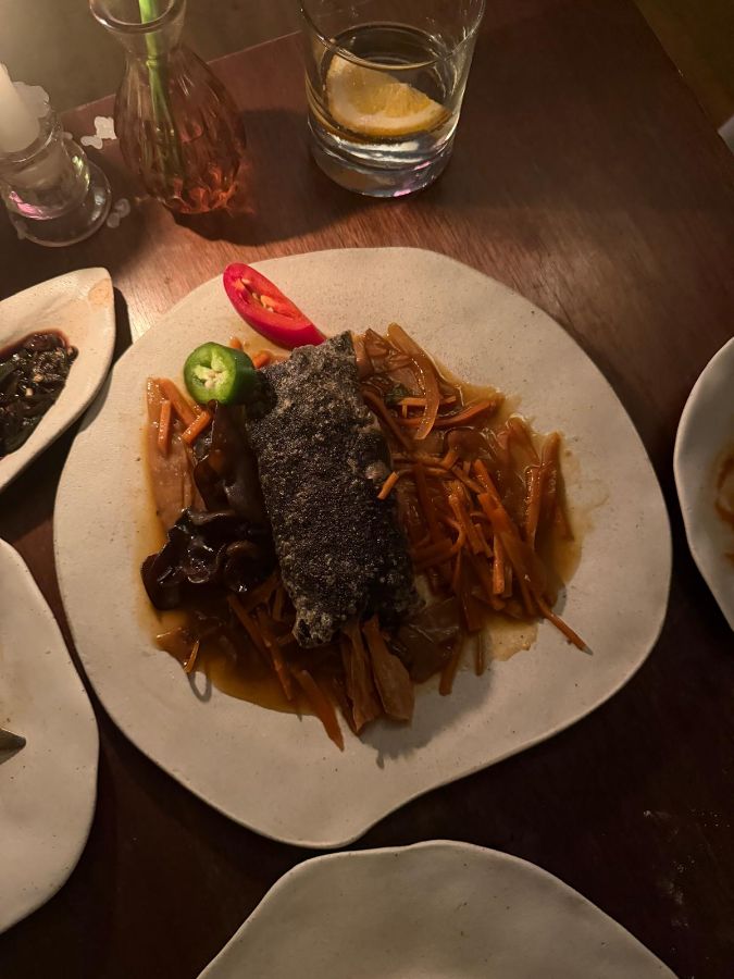 수박 타르타르와 다양한 채식 요리