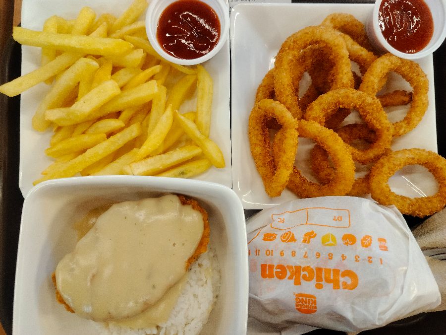 푸짐한 버거킹 메뉴