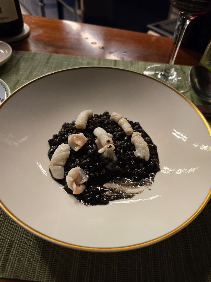 오징어 먹물 리조또