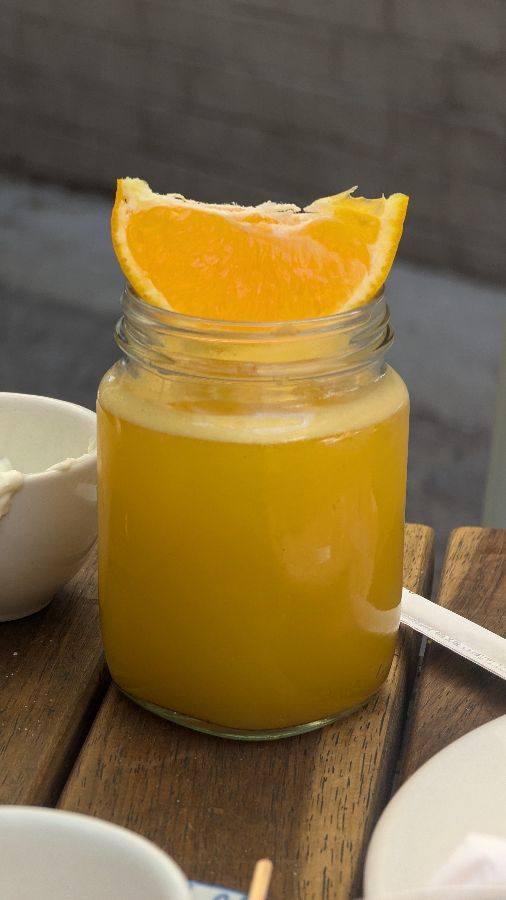 신선한 오렌지 주스