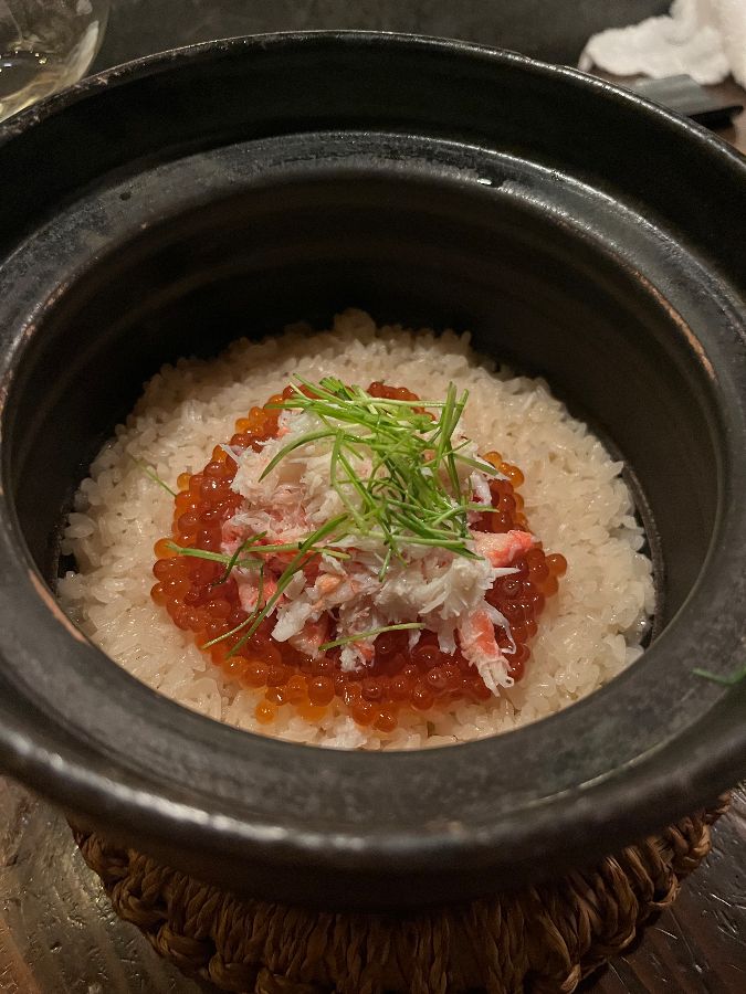 화로밥의 정갈한 모습