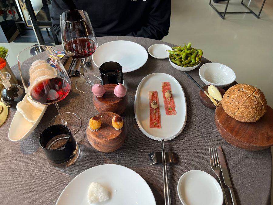 다양한 요리의 향연