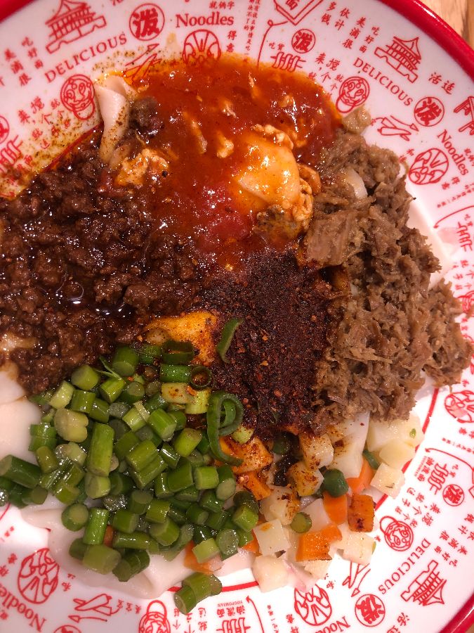 뱡뱡면 근접 사진