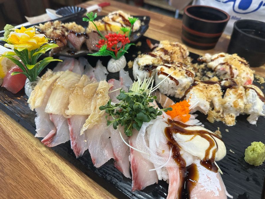 푸짐한 초밥 한 상