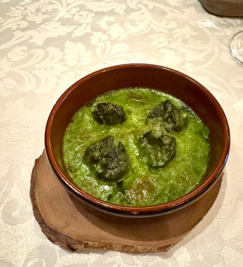 독창적인 달팽이 요리