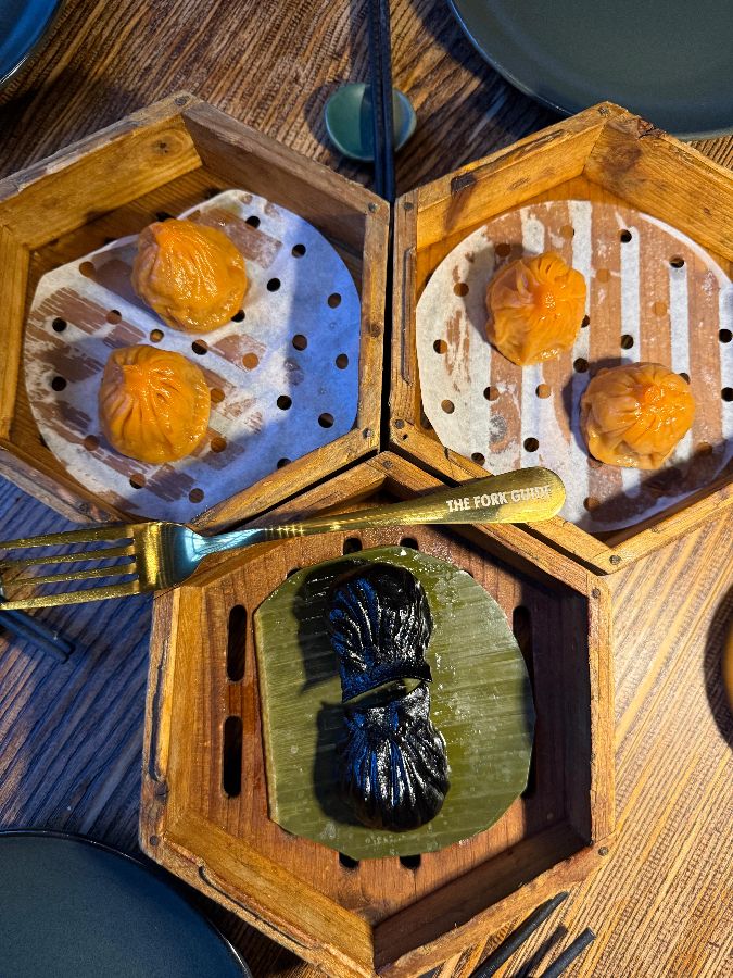 다양한 딤섬 샘플러