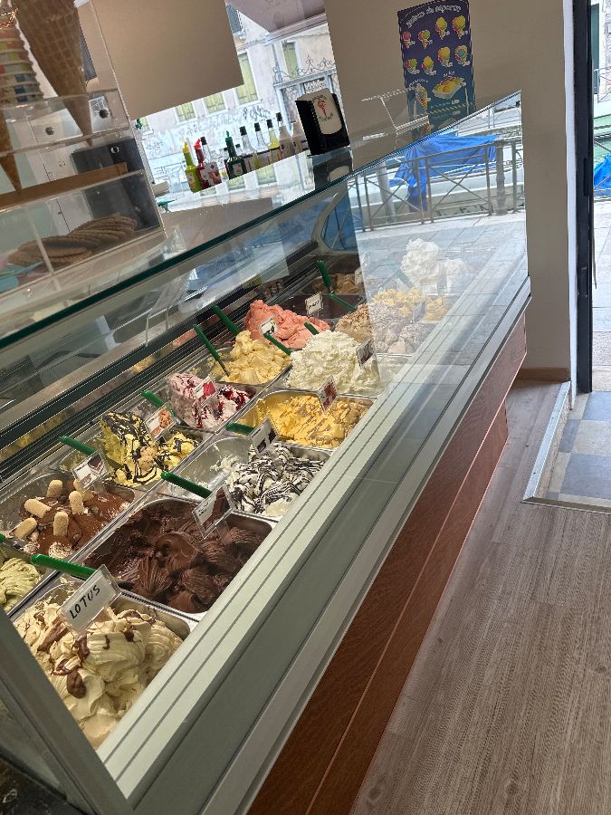 젤라또 가게 쇼케이스