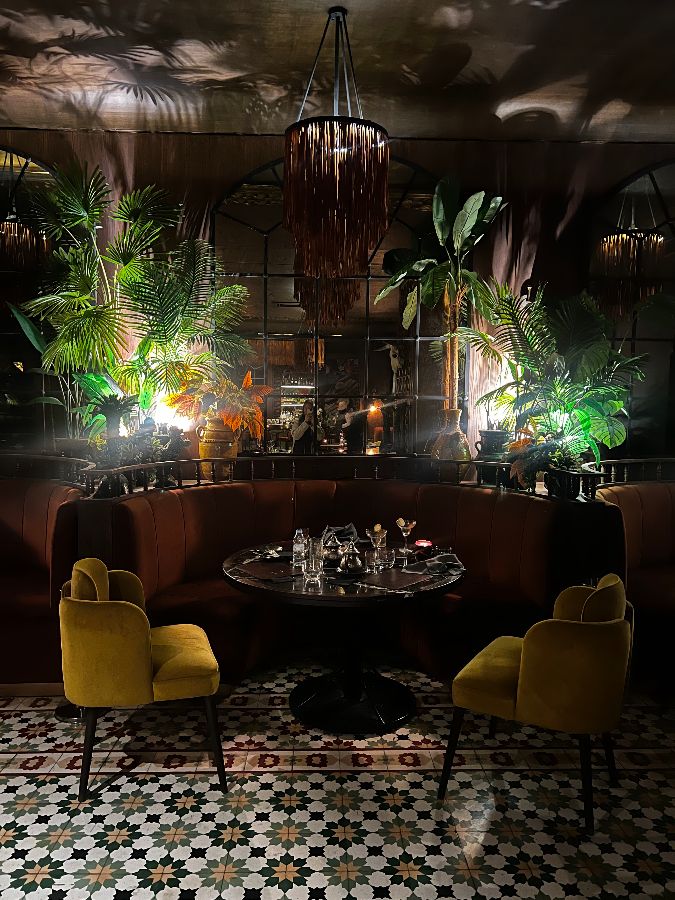 레스토랑 내부 분위기