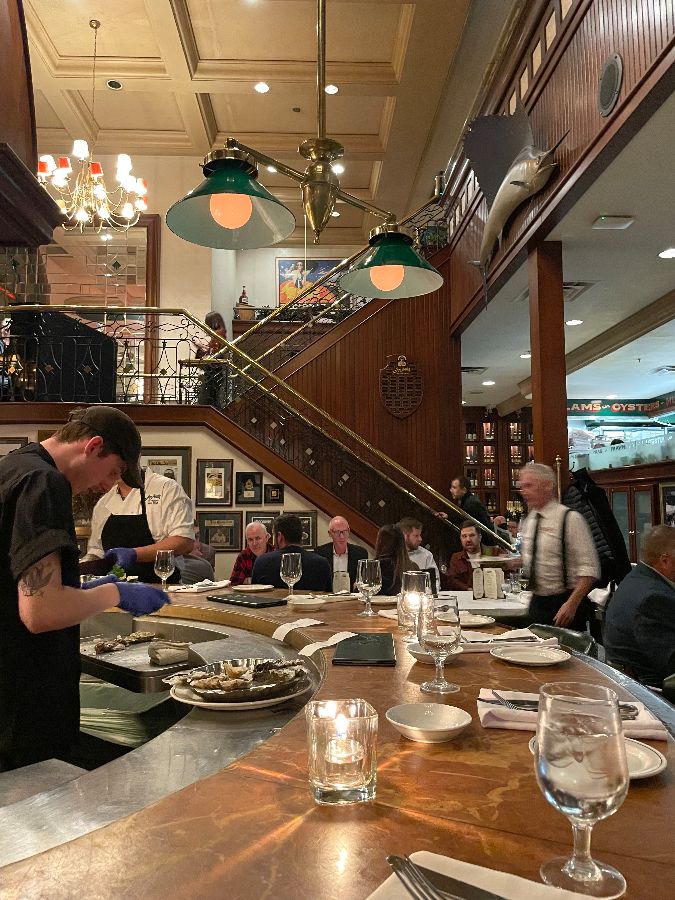 Joe Fortes의 테이블 세팅