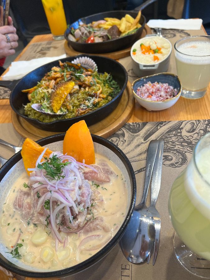 엘 트리덴테의 트리오 메뉴