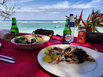 세이셸 앙스 포르반스 해변의 황홀경, 스티븐스 바비큐 맛집 기행
