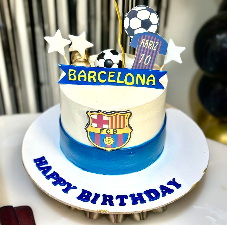 축구 테마 케이크