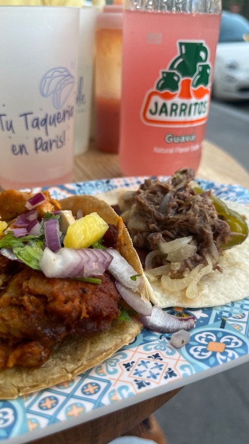 타코와 음료