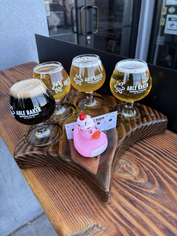 다양한 맥주를 맛볼 수 있는 샘플러