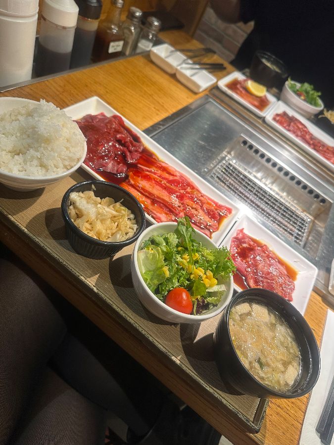 맛있는 야키니쿠 한 상