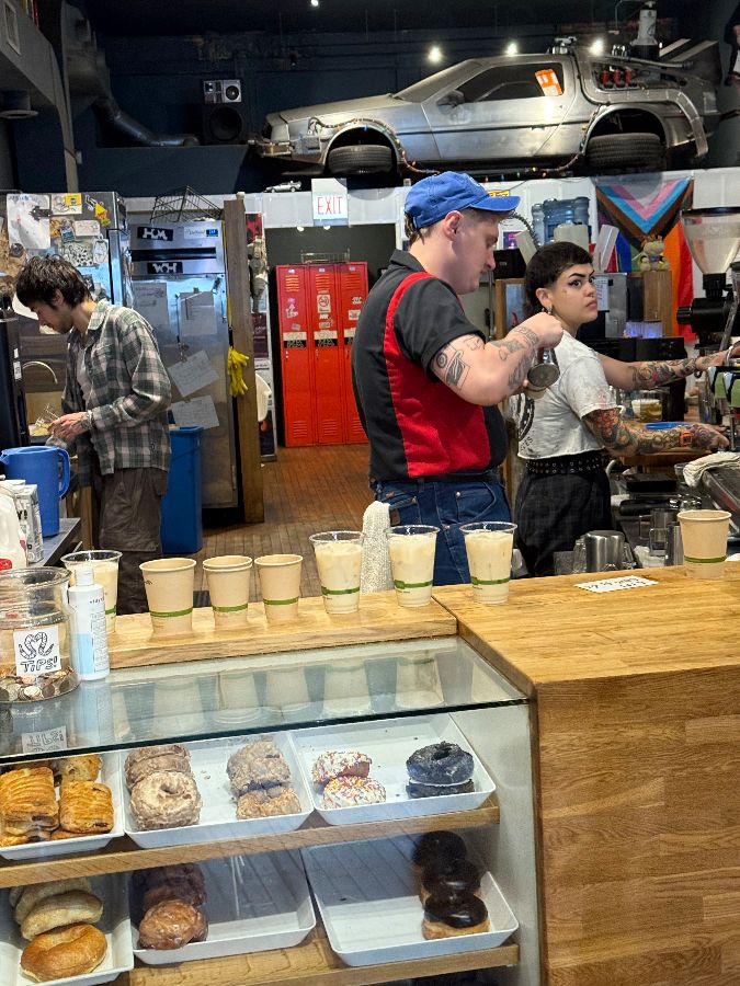 카페 외부 모습