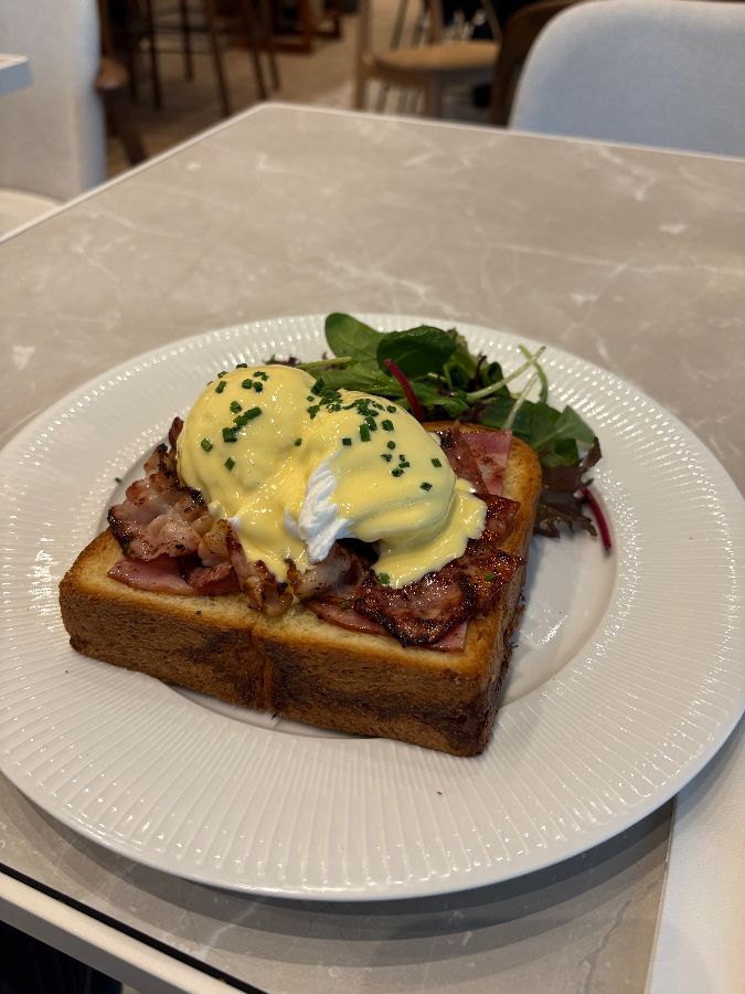 에그 베네딕트 클로즈업