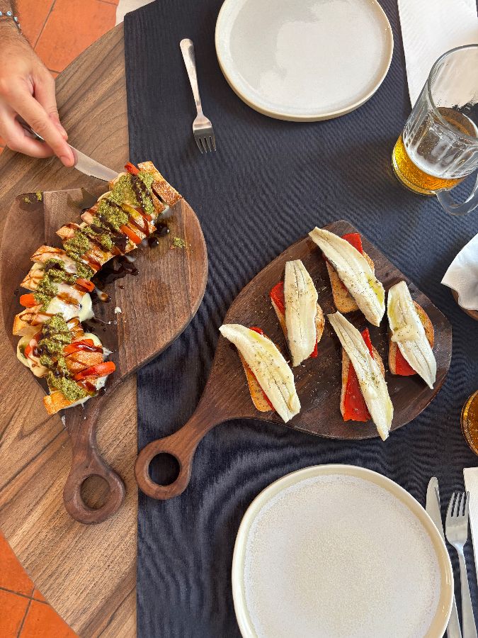 다양한 타파스 메뉴