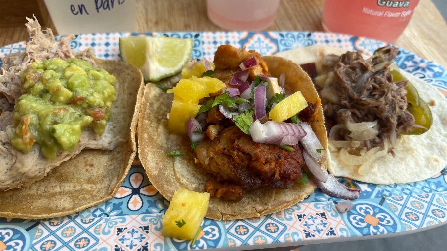 다양한 종류의 타코