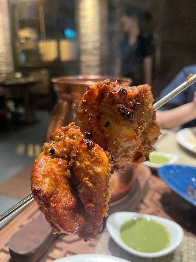 빠니르 티카 클로즈업