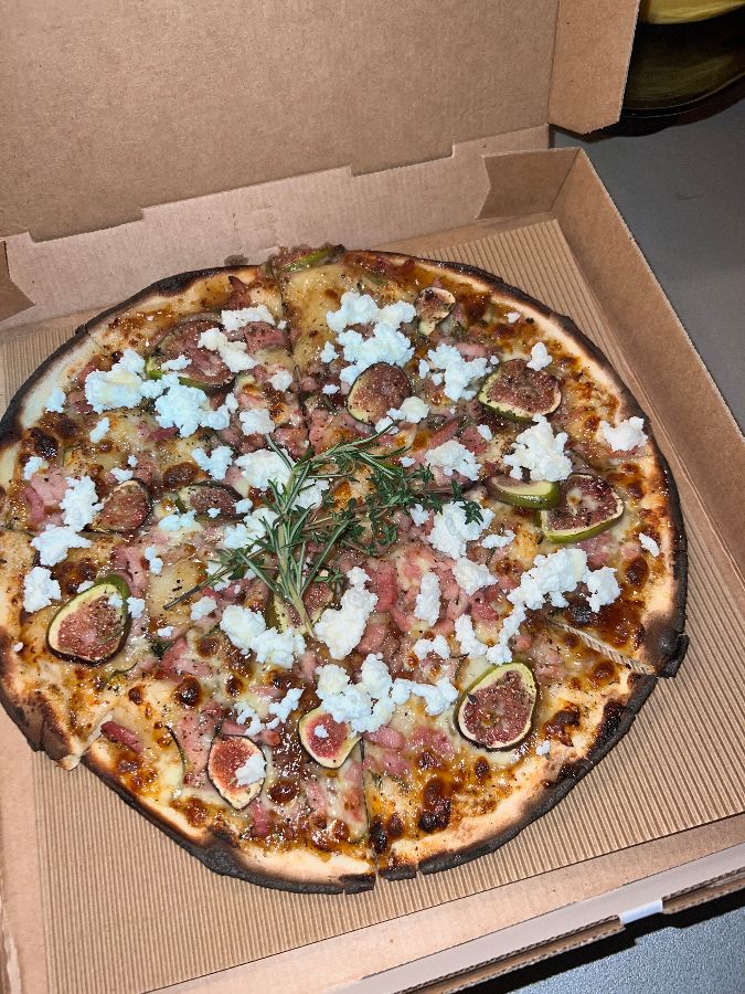 무화과 베이컨 피자