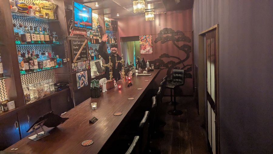 바 테이블 전체적인 모습