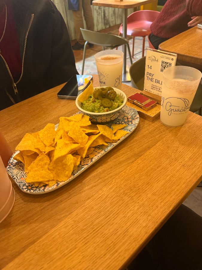 과카몰리와 나초