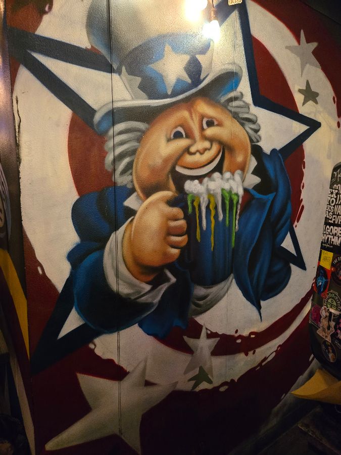 벽에 그려진 그림