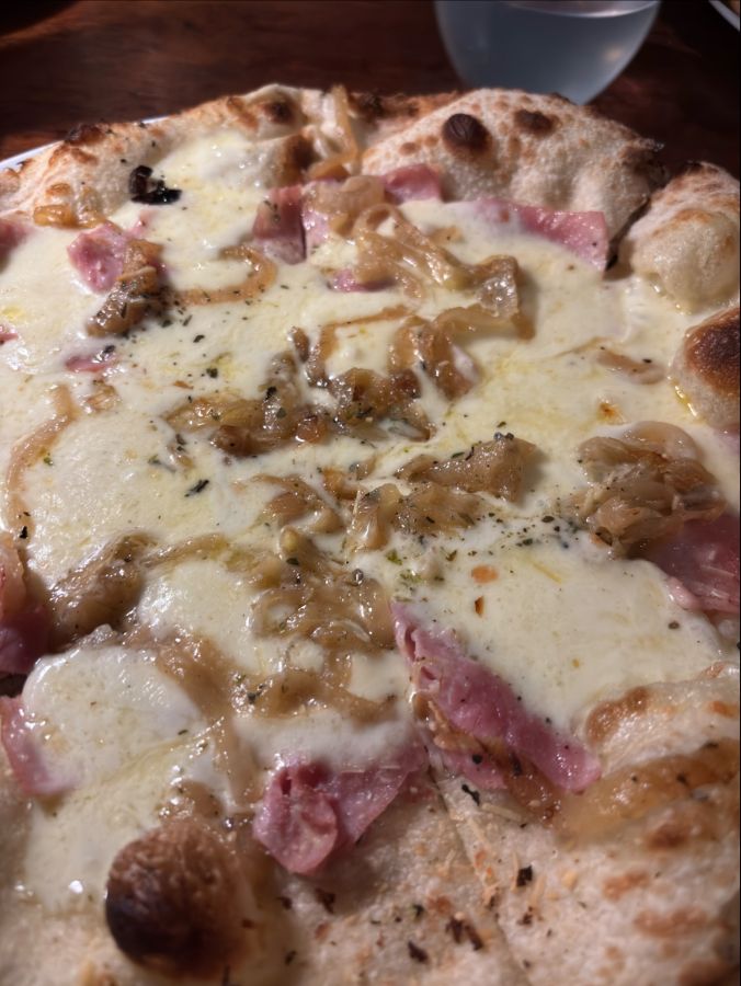 Zona K의 피자 클로즈업