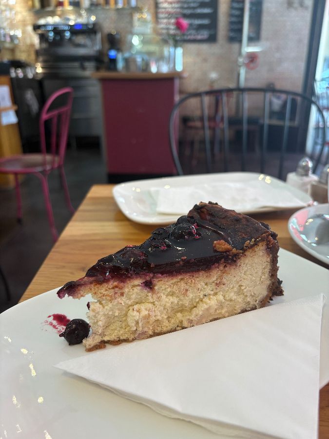 블루베리 치즈 케이크