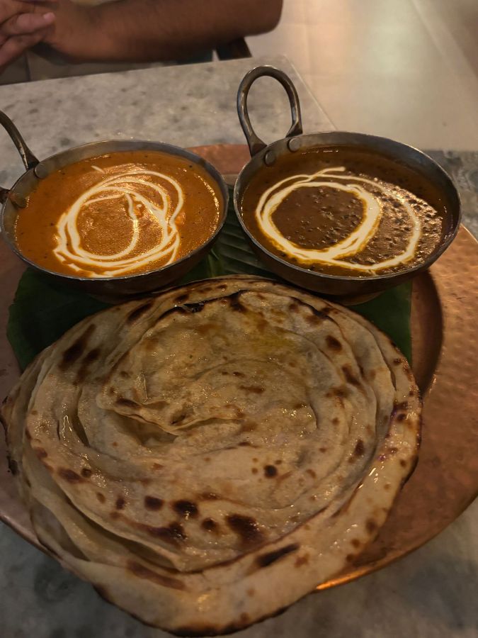 인도 커리와 빵