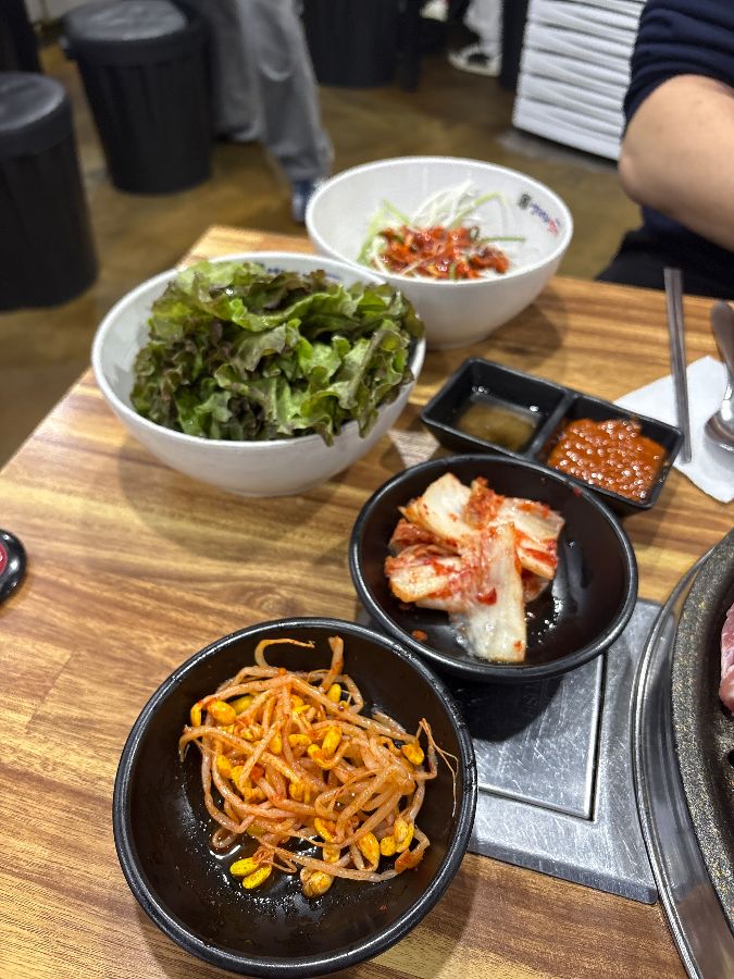 푸짐한 야채 한 상