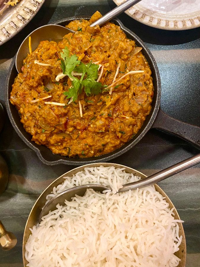 야채 커리 요리