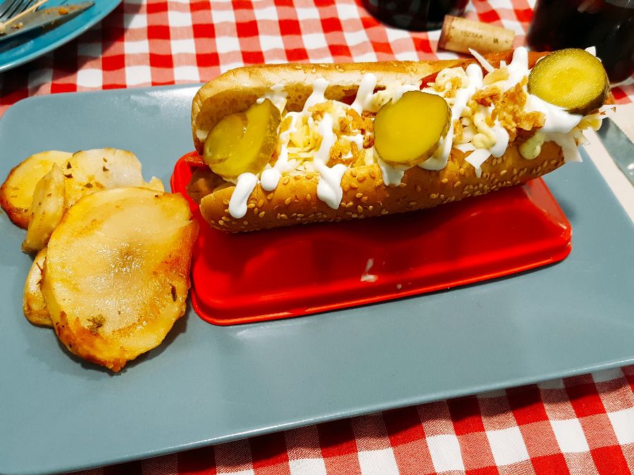 핫도그와 감자튀김