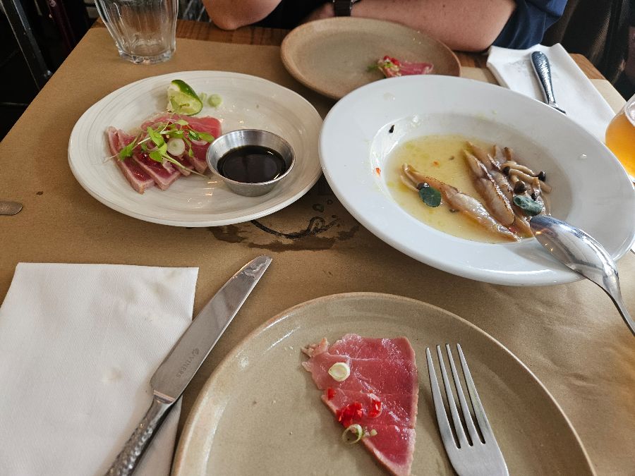 다양한 해산물 접시