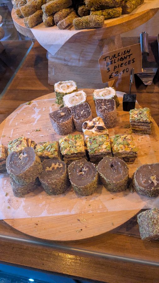 다양한 종류의 터키식 딜라이트