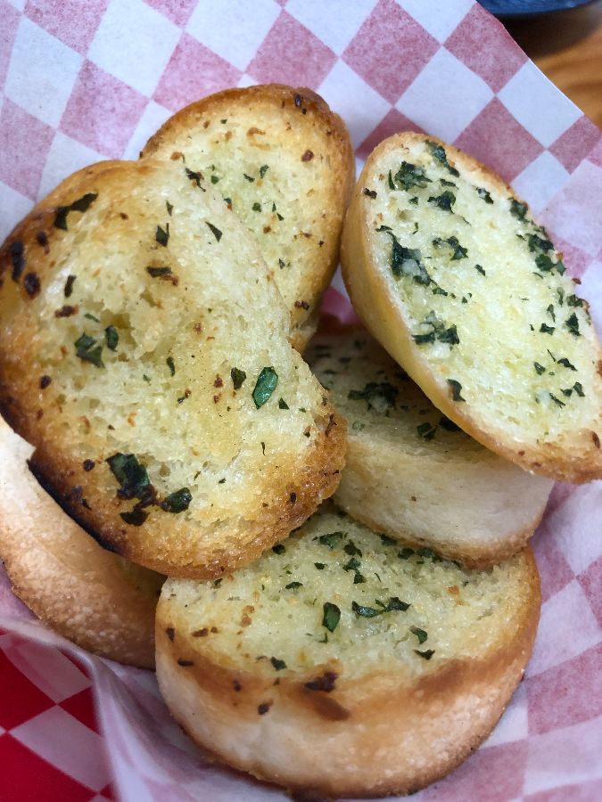 먹음직스러운 갈릭 브레드