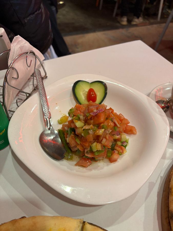 모로코 샐러드 근접샷