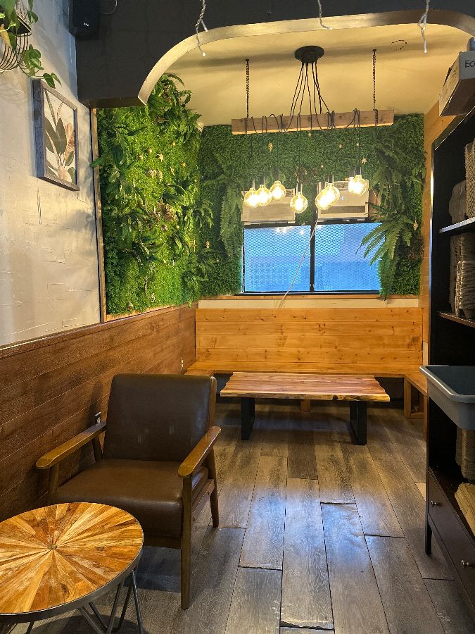 아늑한 카페 내부