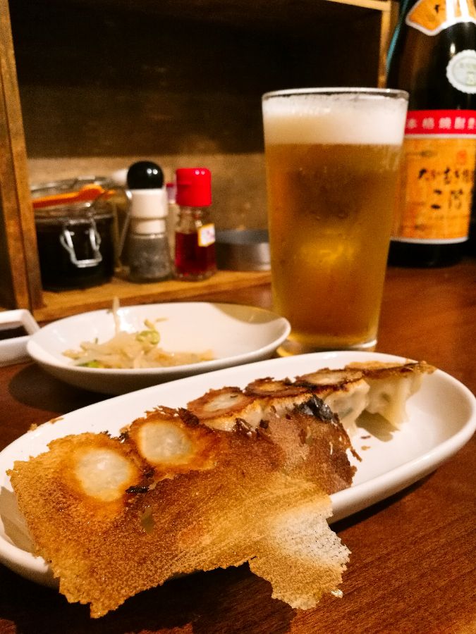 만두와 맥주의 완벽한 조합