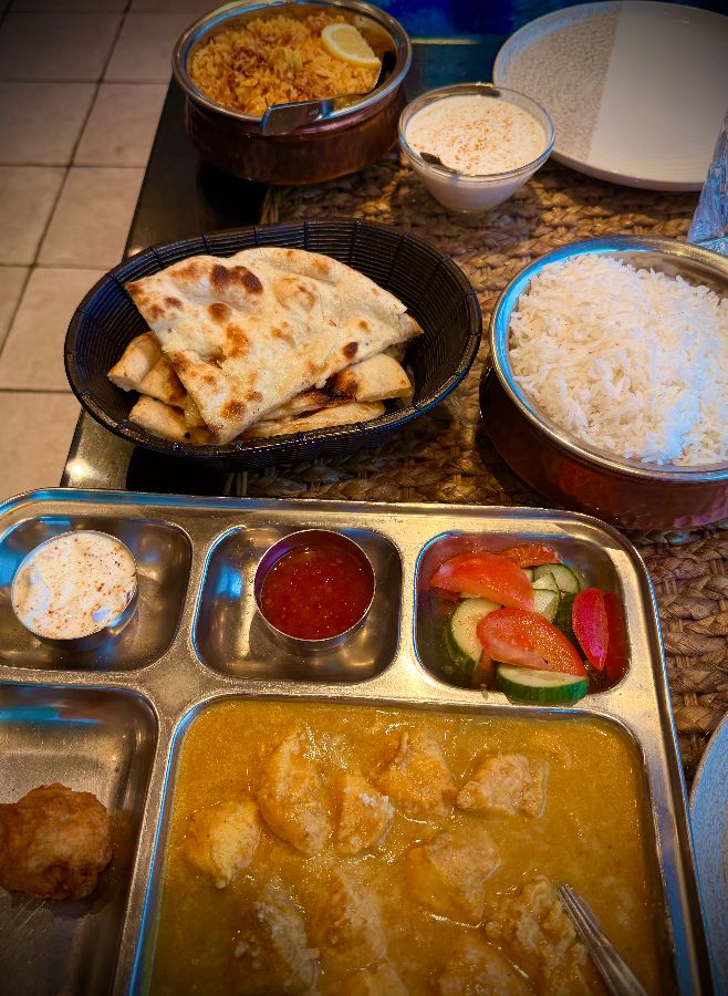 다양한 인도 음식