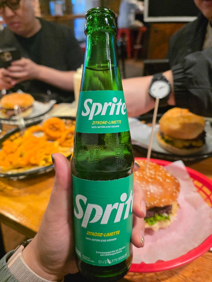 탄산음료와 버거