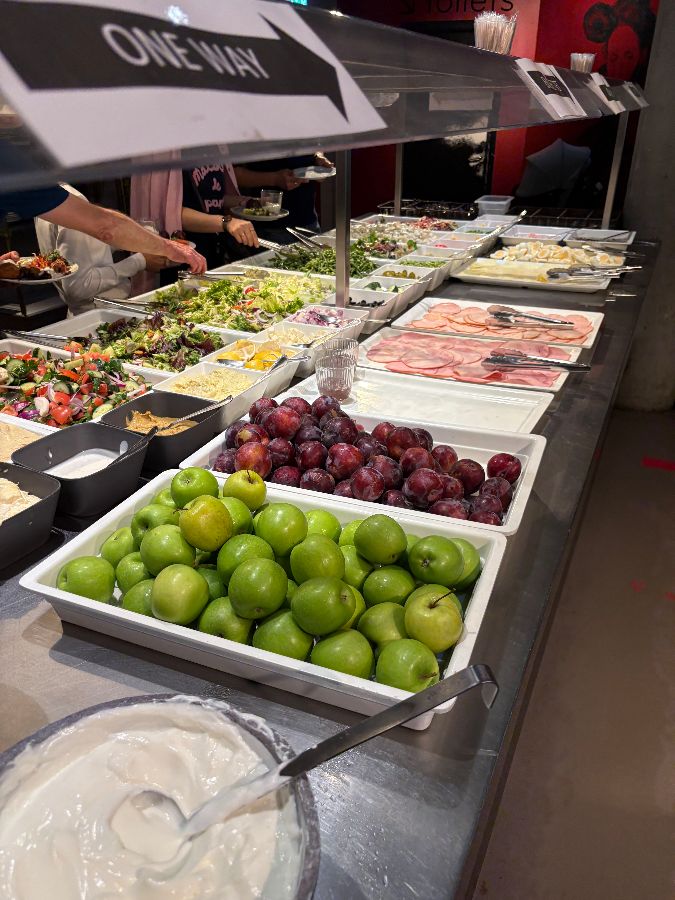 뷔페 음식 코너