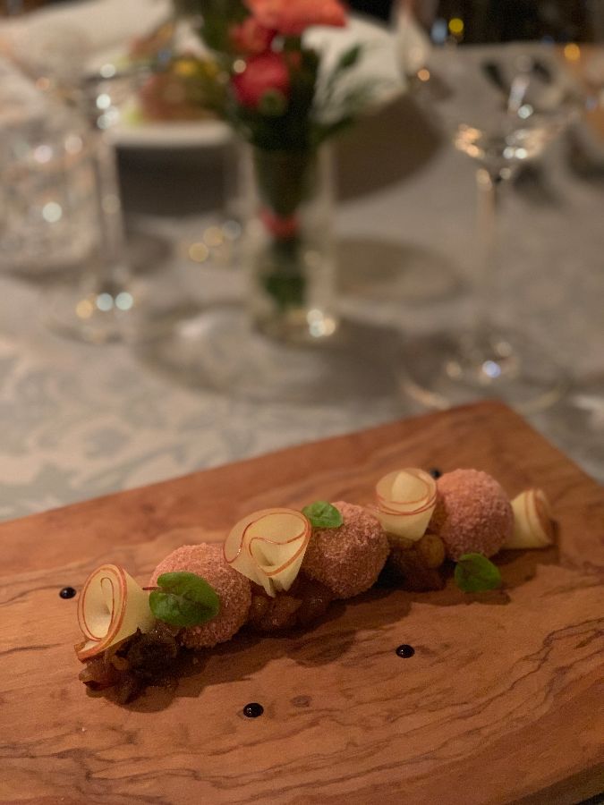 아름다운 플레이팅의 요리