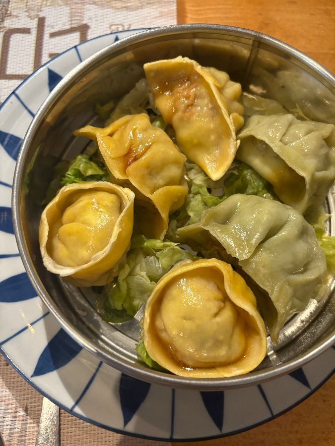 정갈하게 담긴 다양한 딤섬