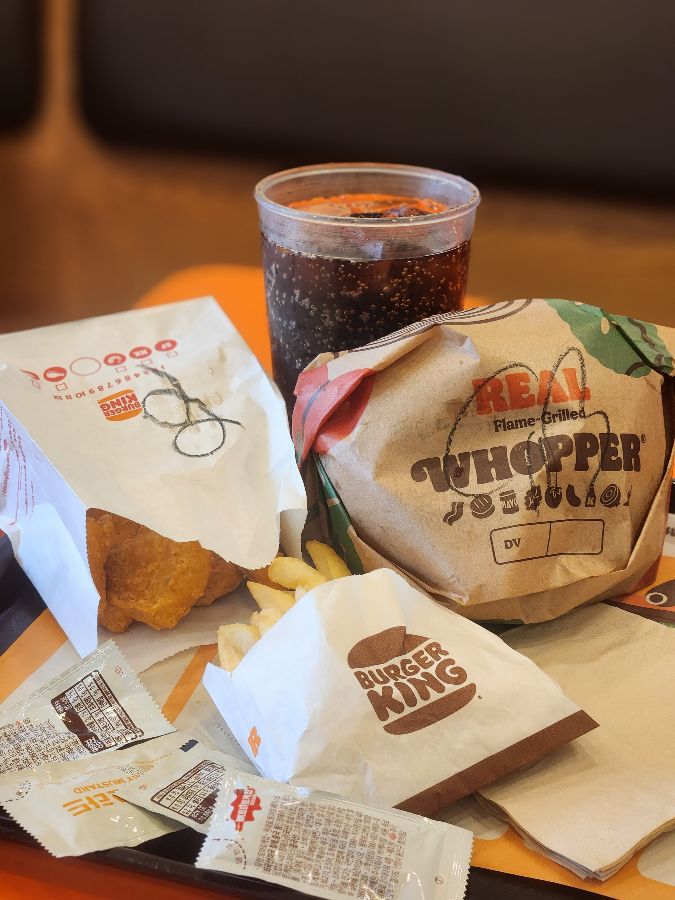 버거킹 세트 메뉴