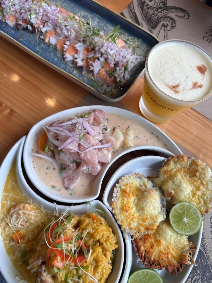 다양한 해산물 요리