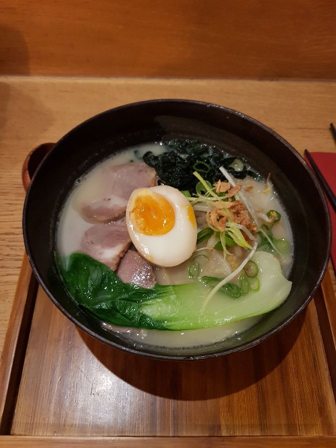 유즈묵 라멘 근접샷