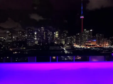 토론토 밤하늘 아래 펼쳐지는 황홀경, 뷰 맛집에서 즐기는 특별한 순간